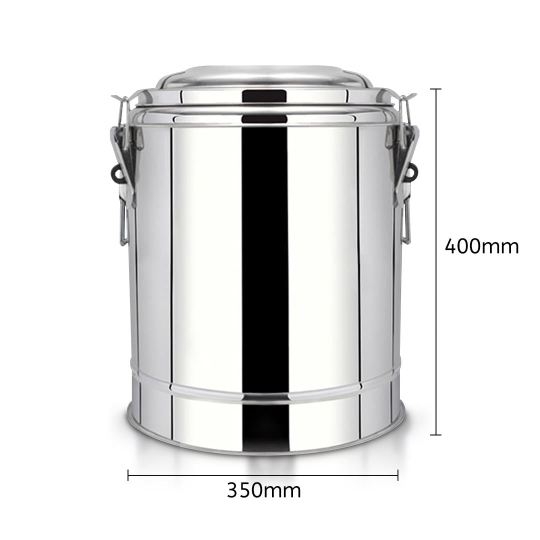 SOGA 30L Stainless Steel Insulated Stock Pot Hot & Cold Beverage Container LUZ-InsulatedPot3203