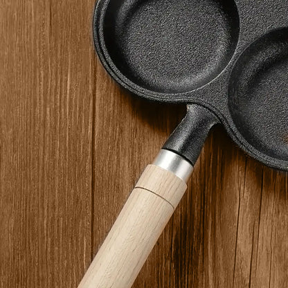 SOGA 2X 4 Mold Cast Iron Breakfast Fried Egg Pancake Omelette Fry Pan • LUZ-ZPaiB6X2
