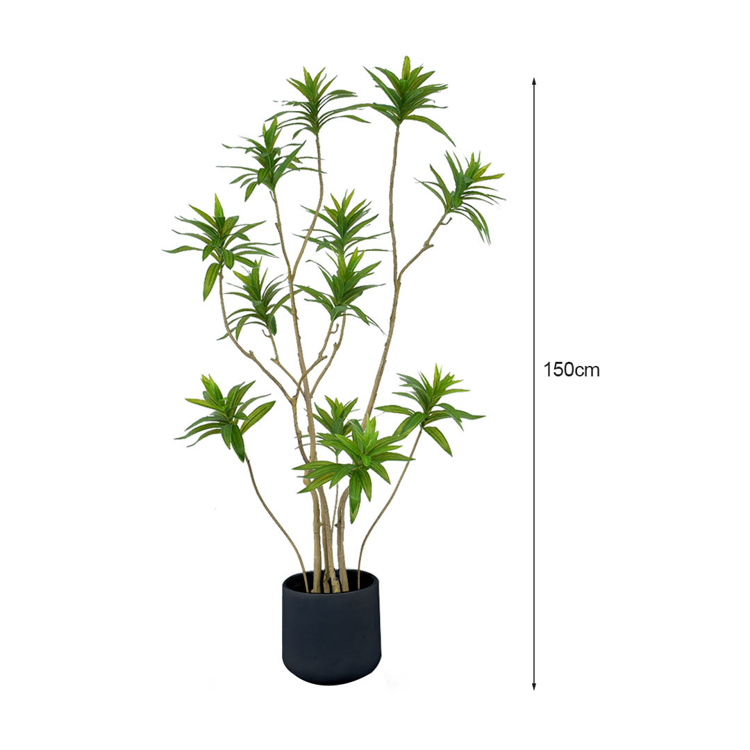 SOGA 150cm Lily Bamboo Plant Tree Living Room Artificial Plant Home Accent Decoration • LUZ-APlant15012