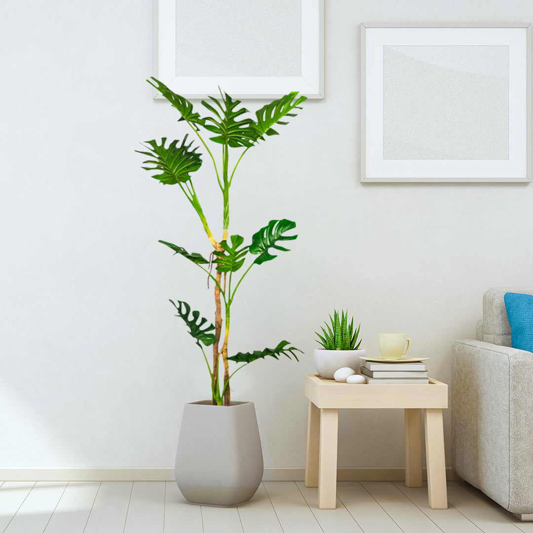 SOGA 175cm Tropical Monstera Palm Artificial Plant Tree, Real Touch Technology, with UV Protection • LUZ-APlantFHG17510