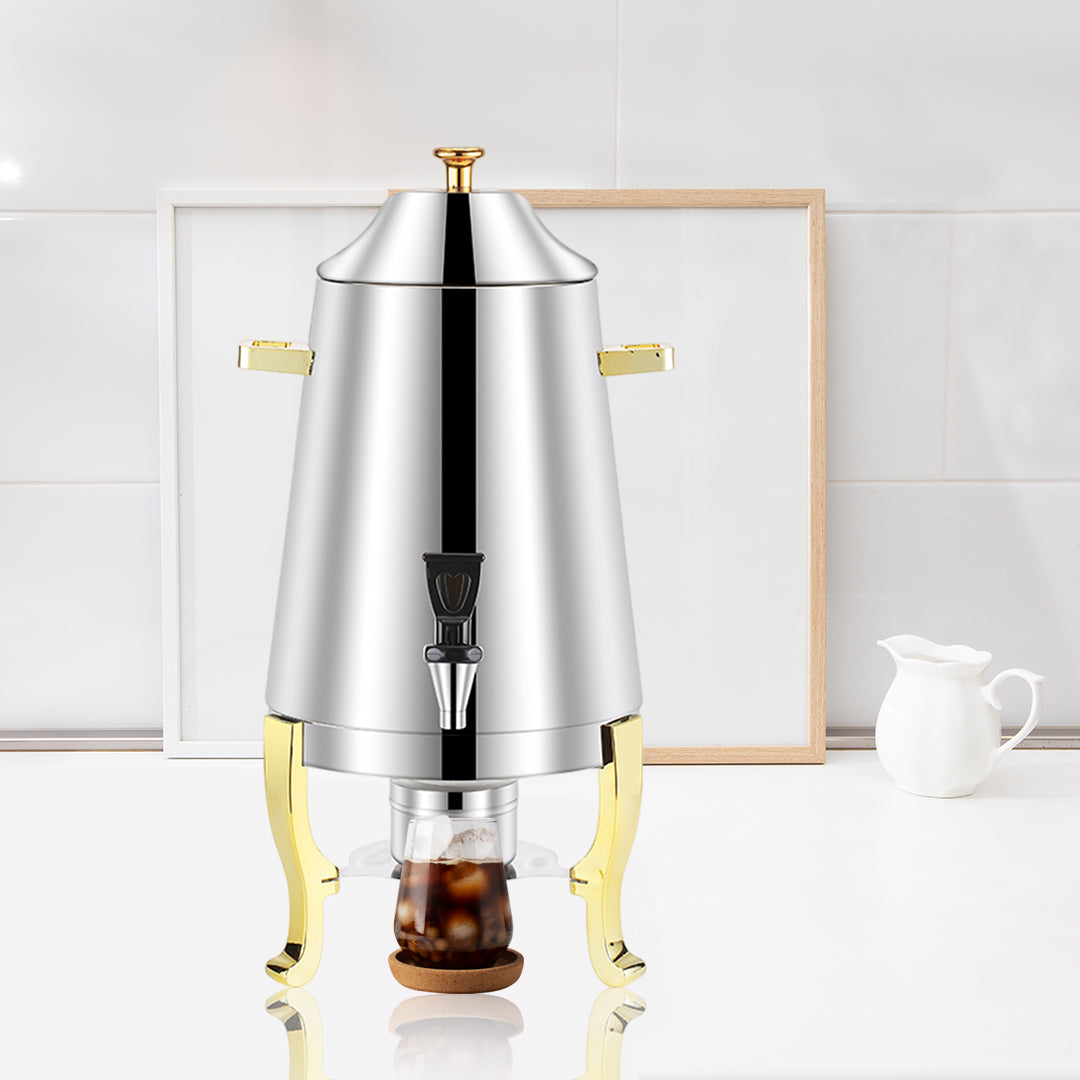 SOGA Stainless Steel Dispenser Beverage Juicer Commercial Buffet Drink Container Jug with Side Handles • LUZ-VICDispenser5711