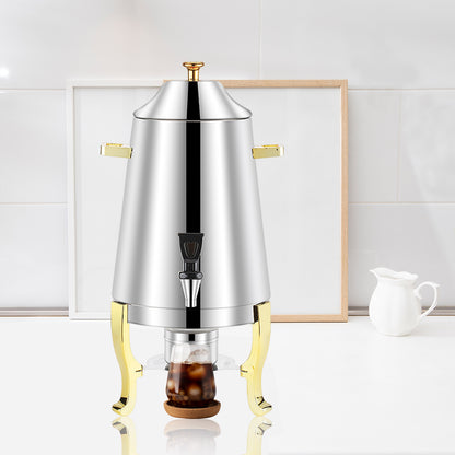 SOGA Stainless Steel Dispenser Beverage Juicer Commercial Buffet Drink Container Jug with Side Handles • LUZ-VICDispenser5711