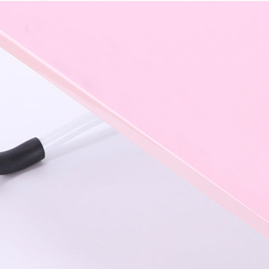 SOGA 2X Pink Portable Bed Table Adjustable Foldable Bed Sofa Study Table Laptop Mini Desk Breakfast Tray Home Decor • LUZ-BedTableA02X2