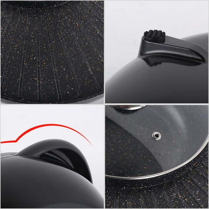 SOGA 2 in 1 Electric Stone Coated Teppanyaki Grill Plate Steamboat Hotpot 3-5 Person • LUZ-SteamboatHotPotandGrillRound