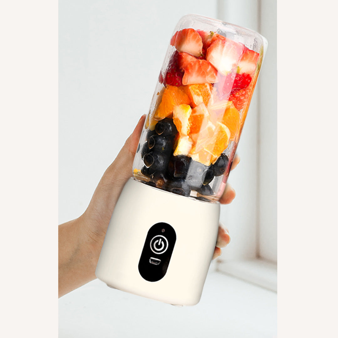 SOGA 2X Portable Mini USB Rechargeable Handheld Juice Extractor Fruit Mixer Juicer White • LUZ-JuicerMN2WhiteX2