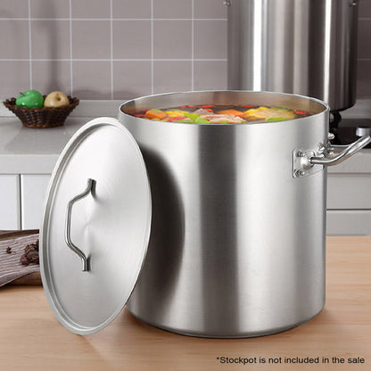 SOGA 32cm Top Grade Stockpot Lid Stainless Steel Stock pot Cover • LUZ-StockPot32CM-JLID