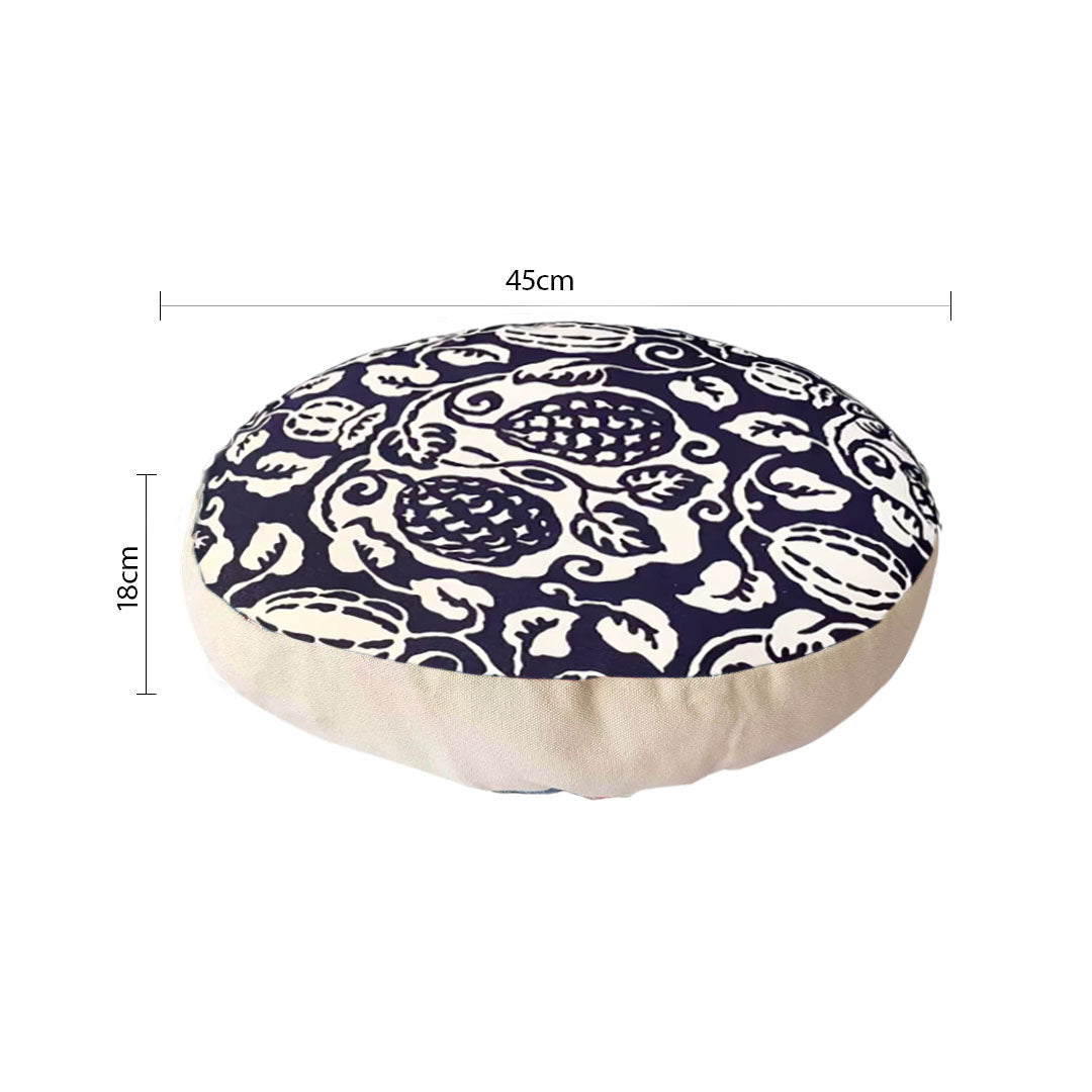 SOGA 45cm Puff Polyester-Cotton Pillow with EPP Particle Insert for Enhanced Comfort Home Decor • LUZ-Pouffe630