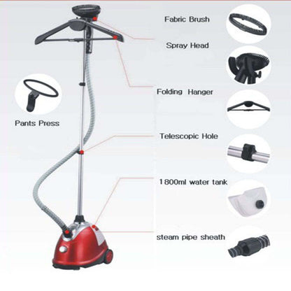 SOGA 2X Garment Steamer Portable Cleaner Steam Iron Gold • LUZ-GarmentRoundGoldX2