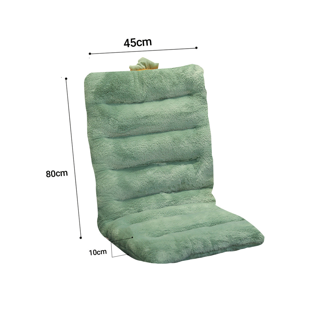SOGA Green One Piece Dino Cushion Office Sedentary Butt Mat Back Waist Chair Support Home Decor • LUZ-SCushion055