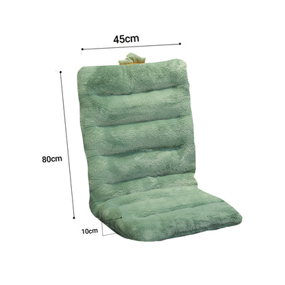 SOGA Green One Piece Dino Cushion Office Sedentary Butt Mat Back Waist Chair Support Home Decor • LUZ-SCushion055