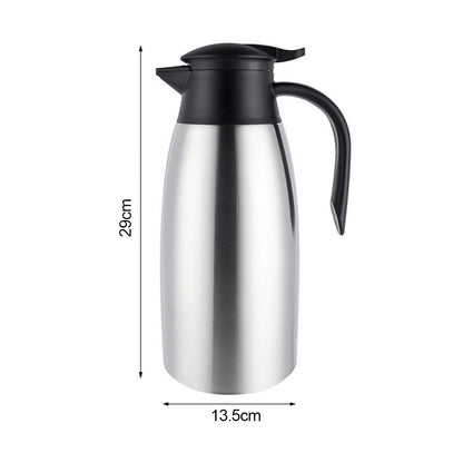 SOGA 2X 2.0L Silver Color 3-Layer Stainless Steel Vacuum Durable Thermal Flask • LUZ-BottleWKE15X2