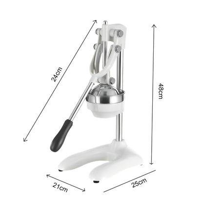 SOGA 2X Stainless Steel Manual Juicer Hand Press Juice Extractor Squeezer Lemon Orange Citrus White • LUZ-JuicerStainlessSteel121X2