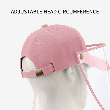 2X Outdoor Protection Hat Anti-Fog Pollution Dust Protective Cap Full Face HD Shield Cover Kids Pink • LUZ-HatKidsPNKX2