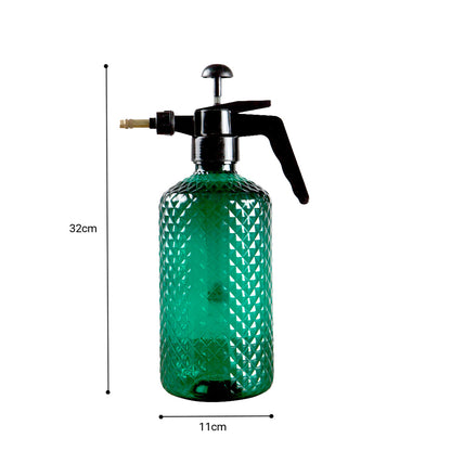 SOGA 2X 2 Liter Mist Water Spray Bottle Hand Held Pressure Adjustable Nozzle with Top Pump Indoor Outdoor Gardening • LUZ-SparyB001X2