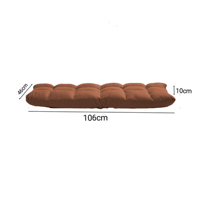 SOGA Coffee Lounge Floor Recliner Adjustable Gaming Sofa Bed Foldable Indoor Outdoor Backrest Seat Home Office Decor • LUZ-LoungeD1463