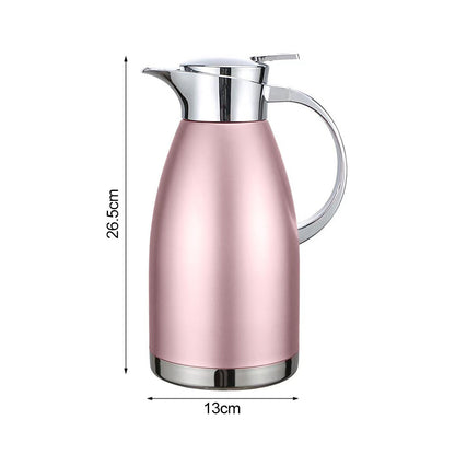 Soga 1.8L Rose Color 3-Layer Vacuum Insulated Stainless Steel Flask  Ideal for Home and Office • LUZ-WaterJug18Rose