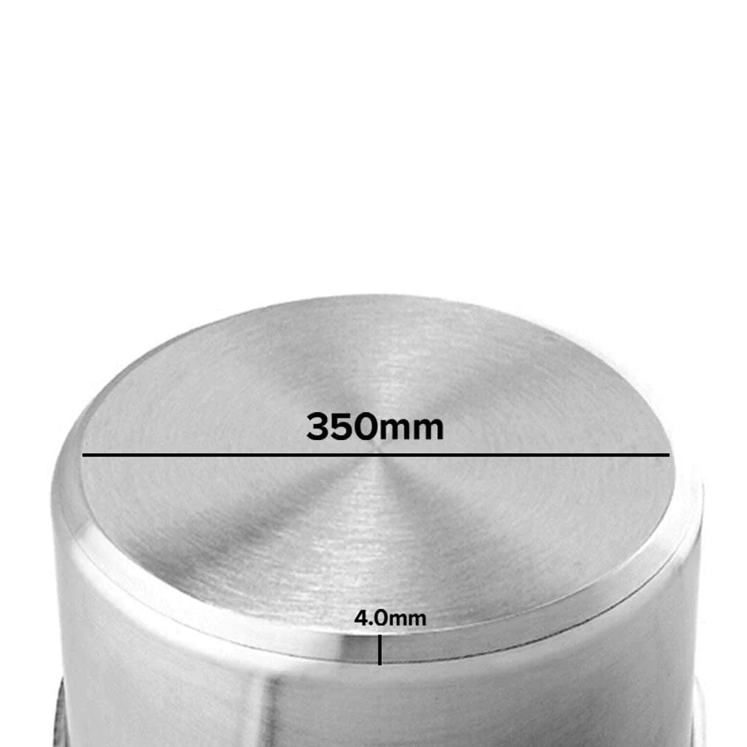 SOGA Stock Pot 33L Top Grade Thick Stainless Steel Stockpot 18/10 Without Lid • LUZ-StockPot35CM33L-JPOT