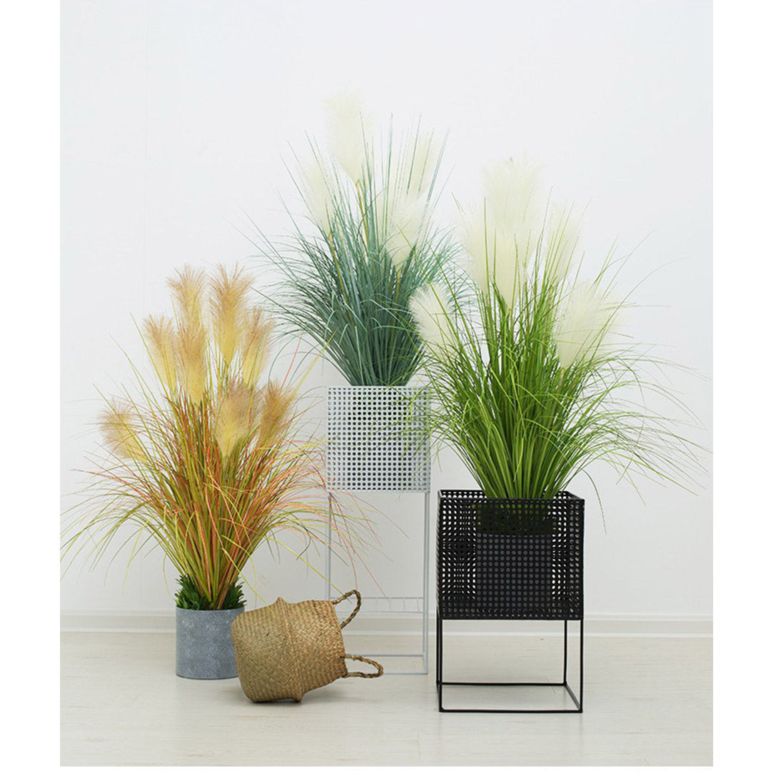 SOGA 2X 137cm Artificial Indoor Potted Reed Bulrush Grass Tree Fake Plant Simulation Decorative • LUZ-APlantFH621X2