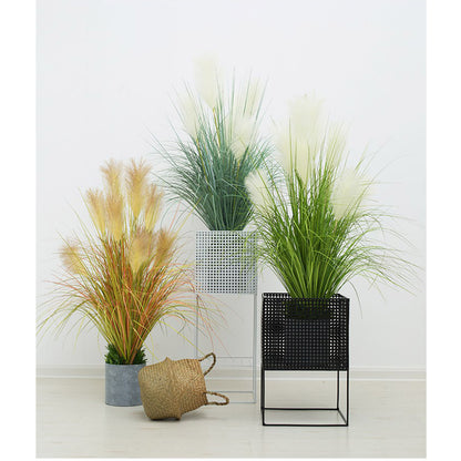 SOGA 2X 137cm Artificial Indoor Potted Reed Bulrush Grass Tree Fake Plant Simulation Decorative • LUZ-APlantFH621X2