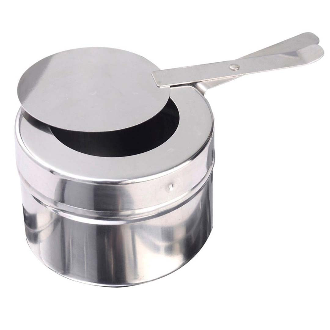SOGA 4X 6L Round Chafing Stainless Steel Food Warmer with Glass Roll Top • LUZ-ChafingDish5639X4