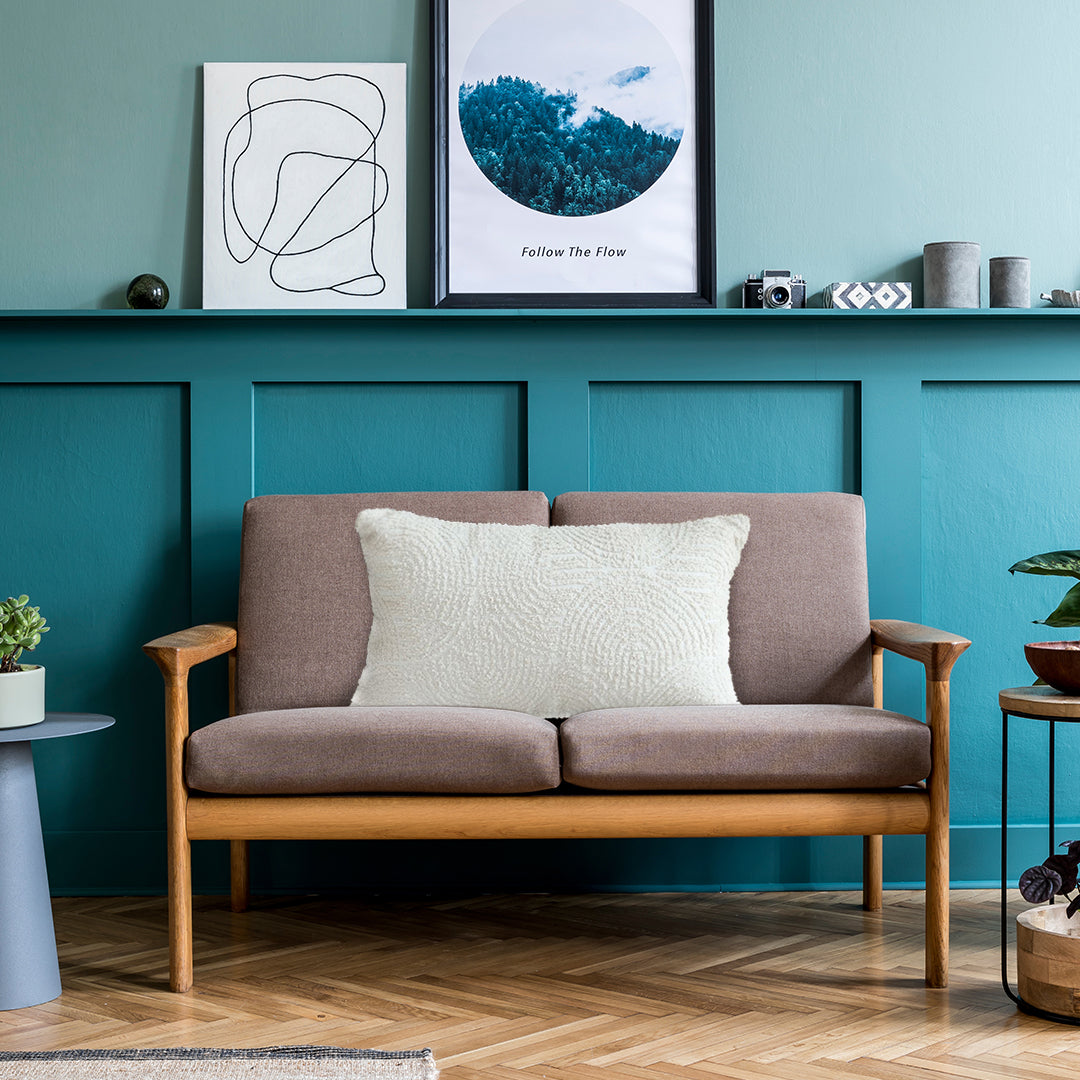 SOGA 35cm Lumbar Pillow Embroidered Decorative Linen Cover Stitch Story Throw Pillow • LUZ-FrenchCushion217