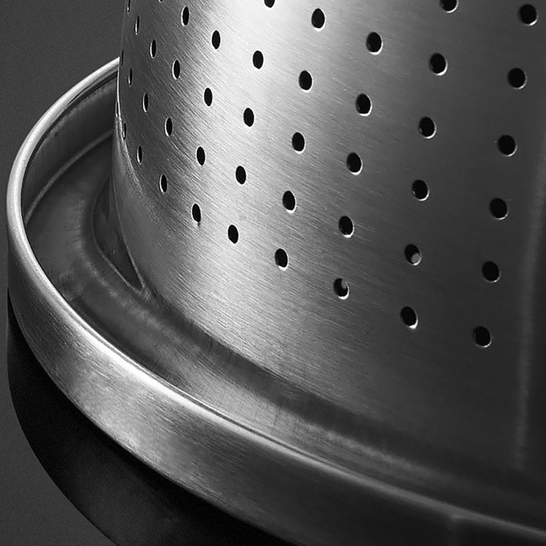 SOGA 2X Stainless Steel Nesting Basin Colander Perforated Kitchen Sink Washing Bowl Metal Basket Strainer Set of 3 • LUZ-Bowl607X2