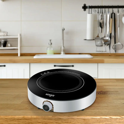 SOGA 2X 26cm Smart Electric Induction Cooktop Portable Kitchen Cooker for Cookware • LUZ-CooktopC20A6X2