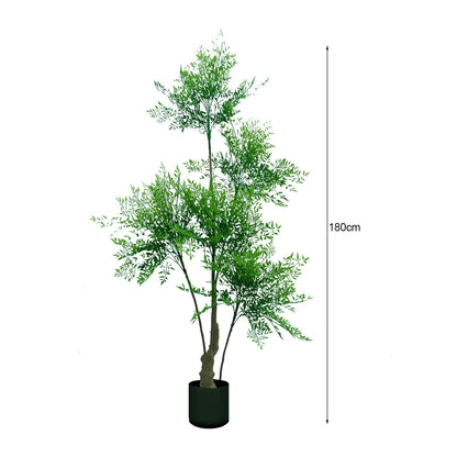 SOGA 2X 180cm Nandina Heavenly Bamboo Tree Artificial Plant Home Accent Decor • LUZ-APlantNTZ180X2