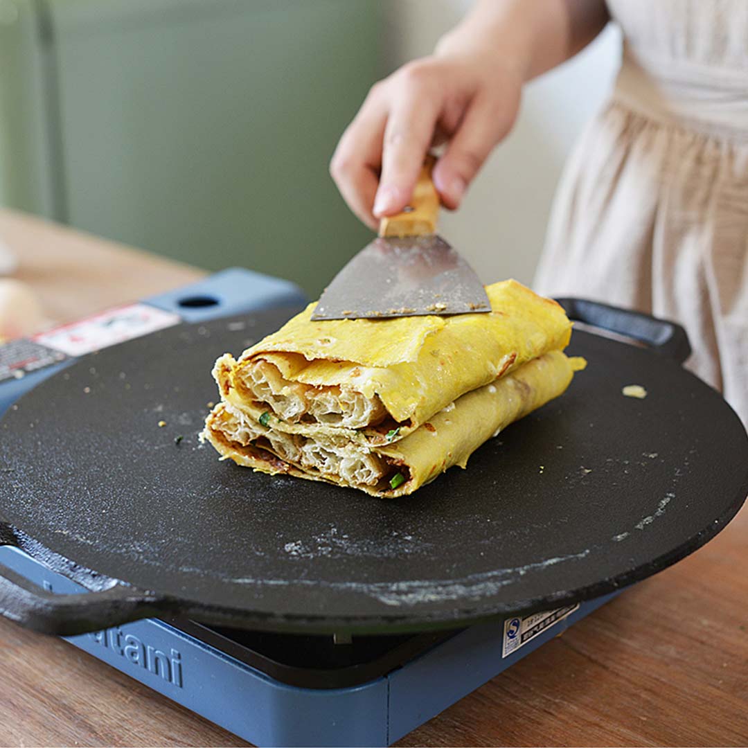 SOGA Electric Smart Induction Cooktop and 34cm Cast Iron Induction Crepe Pan Baking Cookware • LUZ-ECookt-CrepePan34