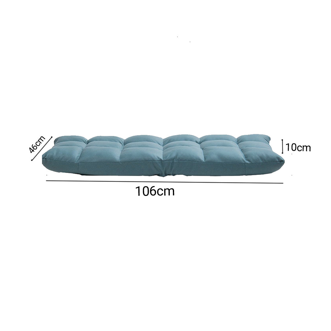 SOGA Green Lounge Floor Recliner Adjustable Gaming Sofa Bed Foldable Indoor Outdoor Backrest Seat Home Office Decor • LUZ-LoungeD1461