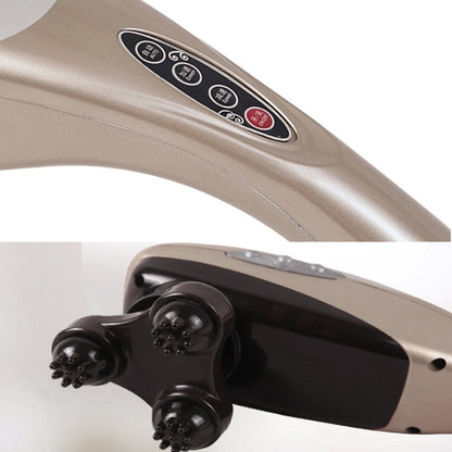 SOGA Hand Held Full Body Massager with 6 attachments Back Pain Therapy • LUZ-Massager806C1Grey