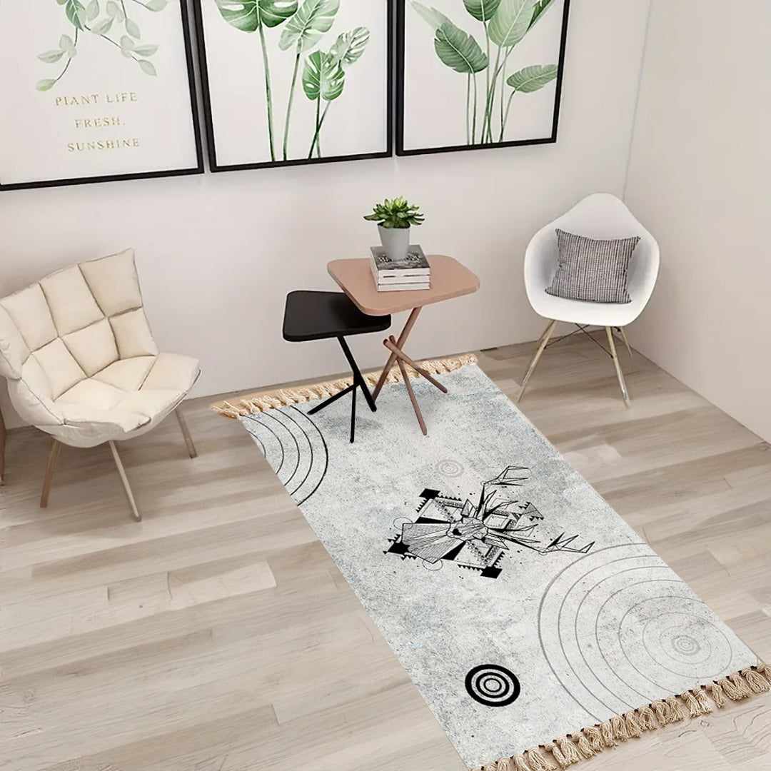 SOGA 90cm Woven Minimalist Bedroom Area Rug Carpet, Home Decor • LUZ-CarpetFLSA17