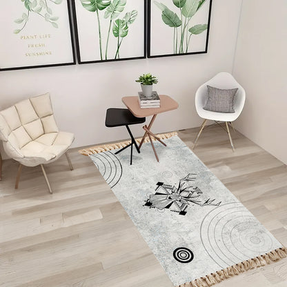 SOGA 90cm Woven Minimalist Bedroom Area Rug Carpet, Home Decor • LUZ-CarpetFLSA17