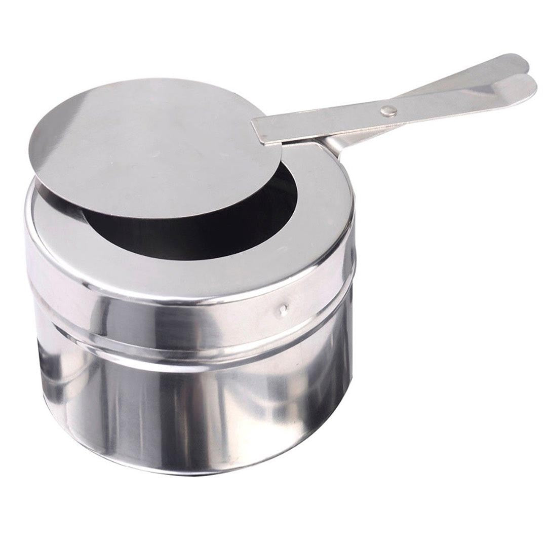 SOGA 6L Round Chafing Stainless Steel Food Warmer with Glass Roll Top • LUZ-ChafingDish5639