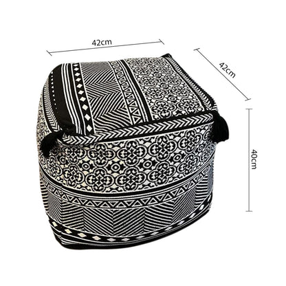 SOGA 42cm Beige Premium Polyester Fiber Cushion with EPP Particle Insert, Home Decor • LUZ-Pouffe616