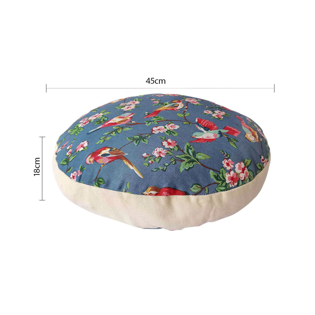 SOGA 45cm Premium Polyester Cotton Cushion with EPP Particle Insert for Enhanced Comfort Home Decor • LUZ-Pouffe631
