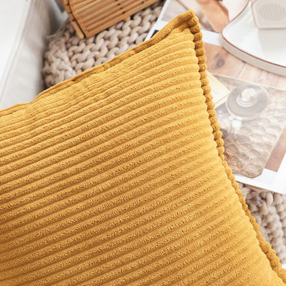 SOGA 2X 45cm Wabi Sabi Arches Mustard  Indoor|Outdoor Kavka Throw Pillow • LUZ-FrenchCushion235X2