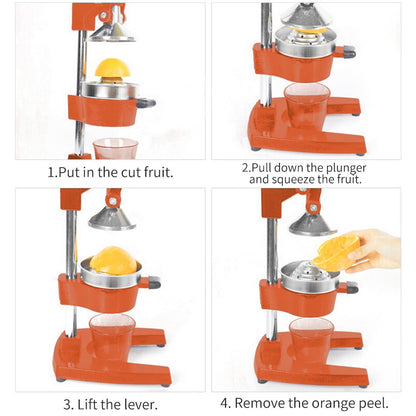 SOGA Commercial Manual Juicer Hand Press Juice Extractor Squeezer Citrus Orange • LUZ-JuicerManualOO