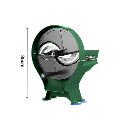 SOGA Commercial Manual Vegetable Fruit Slicer Kitchen Cutter Machine Green • LUZ-FruitCutterBlack