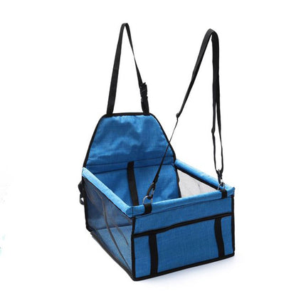SOGA 2X Waterproof Pet Booster Car Seat Breathable Mesh Safety Travel Portable Dog Carrier Bag • LUZ-CarPetBagBLUX2