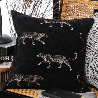 SOGA 2X 50cm Black Throw Pillow Elegant Decorative Cushion Living Room Modern Home Decor • LUZ-FrenchCushion332X2