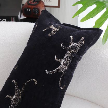 SOGA 2X 35cm Black Throw Pillow Elegant Decorative Cushion Living Room Modern Home Decor • LUZ-FrenchCushion331X2