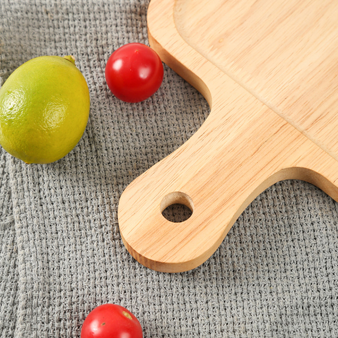 SOGA 2X 30cm Rectangle Premium Wooden Oak Food Serving Tray Charcuterie Board Paddle Home Decor • LUZ-WodA024X2
