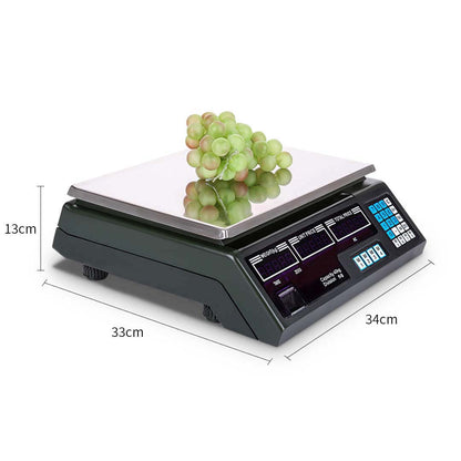 SOGA Digital Commercial Kitchen Scales Shop Electronic Weight Scale Food 40kg/5g • LUZ-Scale40kg