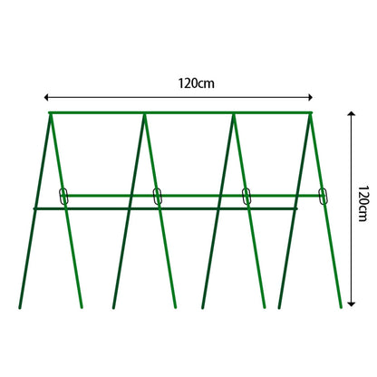 SOGA 120cm Plant Frame Tube Trellis Vegetable Flower Herbs Outdoor Vine Support Adjustable Garden Rack • LUZ-PlantTube2Q