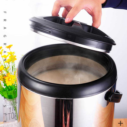 SOGA 2X 10L Portable Insulated Cold/Heat Coffee Tea Beer Barrel Brew Pot With Dispenser LUZ-BeverageDispenser10LX2