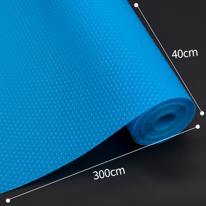 SOGA 40x300cm Blue Kitchen Shelf Drawer Cabinet Multi Use Liner Non Slip Mat • LUZ-CabMat403BLU