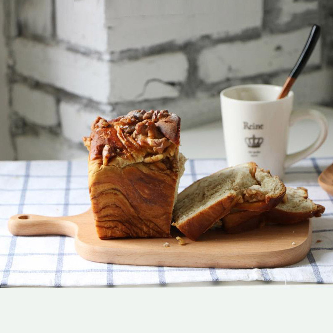 SOGA 2X 33cm Brown Rectangle Wooden Serving Tray Chopping Board Paddle with Handle Home Decor • LUZ-WodF602X2