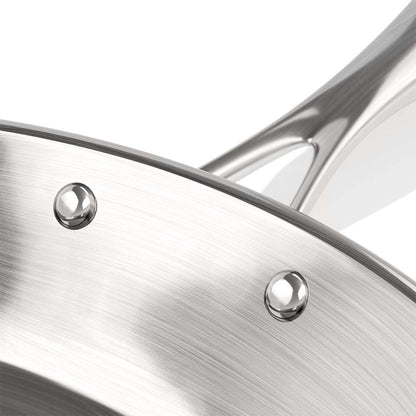 SOGA Electric Smart Induction Cooktop and 30cm Stainless Steel Fry Pan Cooking Frying Pan • LUZ-ECookt-FRY2865