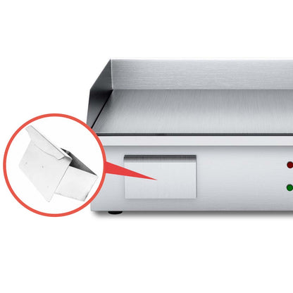 SOGA Electric Stainless Steel Flat Griddle Grill BBQ Hot Plate 2200W 56*48*23cm • LUZ-Griddle818-10